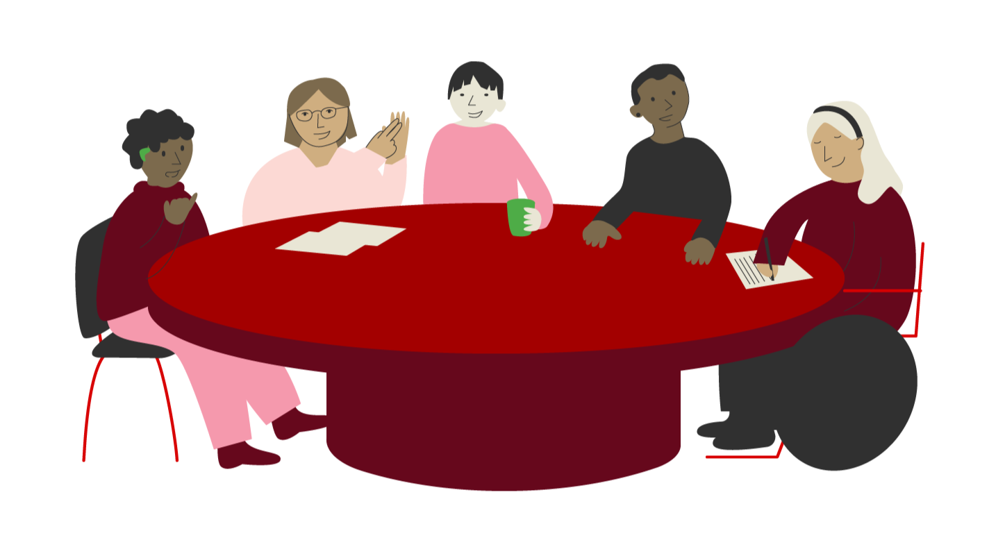 Tastatur med PC og en mann 