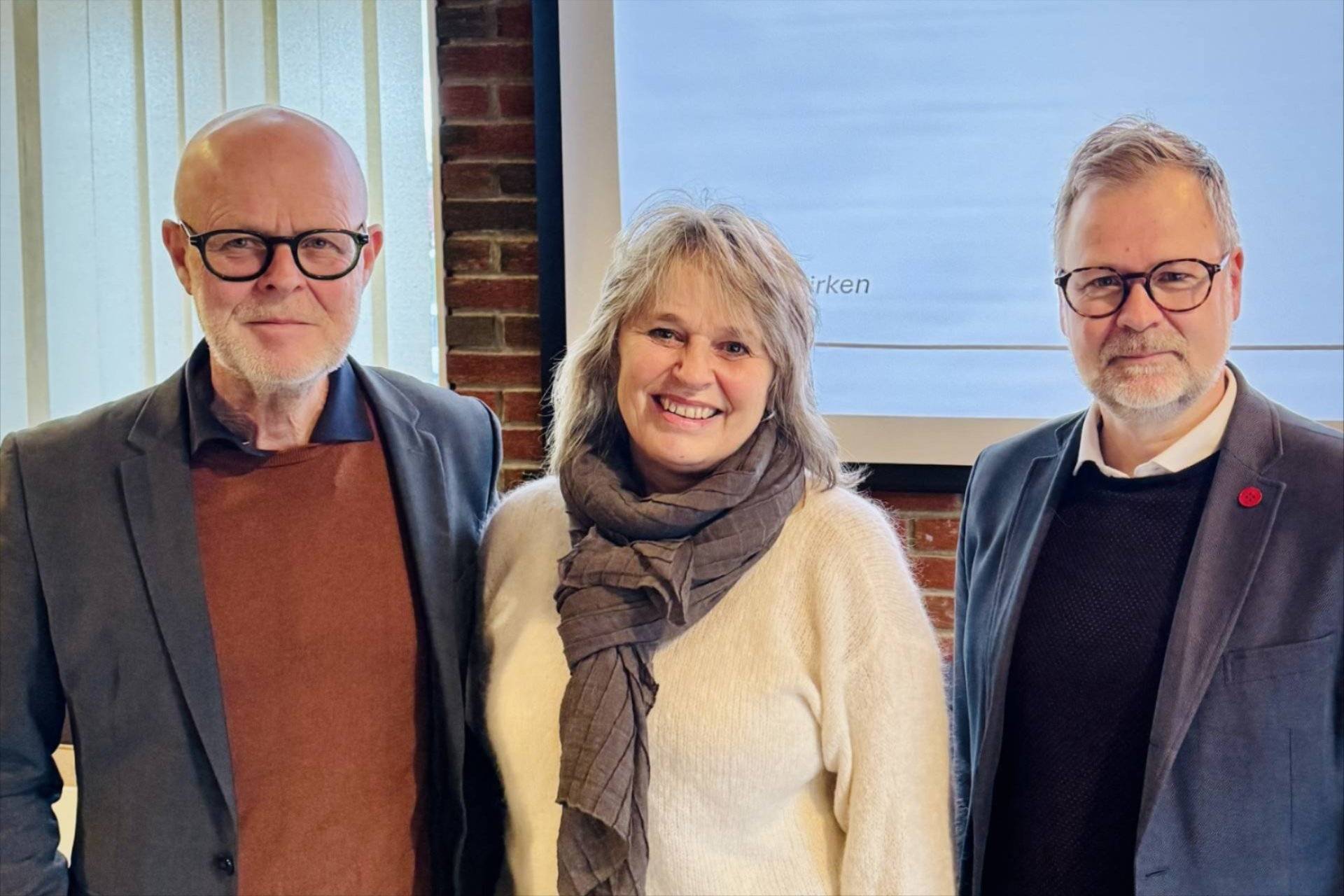 Bilde av Tore Dvergastein, Astri Olga Tretterud og Sveinung Hansen. De arrangerer fagdag.